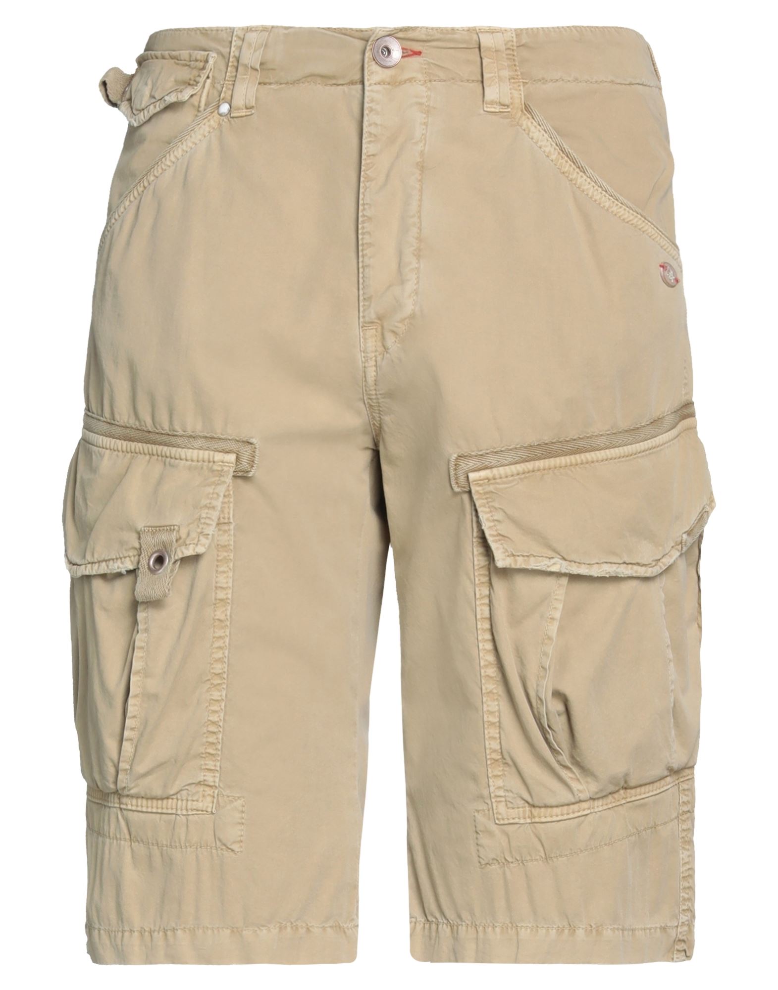 Berna Man Shorts & Bermuda Shorts Beige Size 30 Cotton