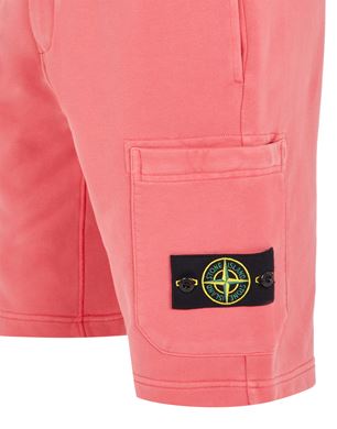 Stone island pink on sale shorts