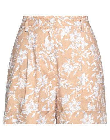 Rag & Bone Woman Shorts & Bermuda Shorts Camel Size 00 Linen, Rayon, Elastane In Beige