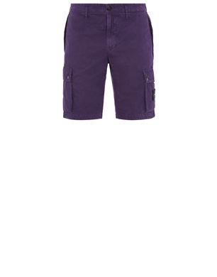 L11WA'OLD' TREATMENT Bermuda Shorts Stone Island Men - Official 