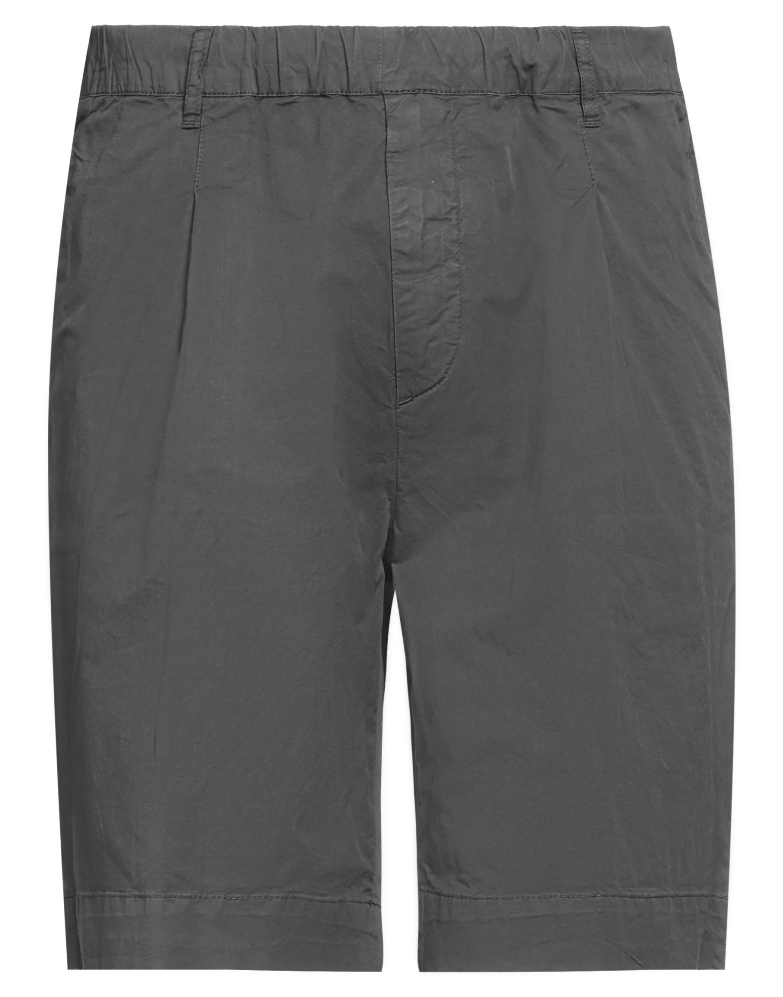 40weft Man Shorts & Bermuda Shorts Steel Grey Size 28 Cotton, Elastane
