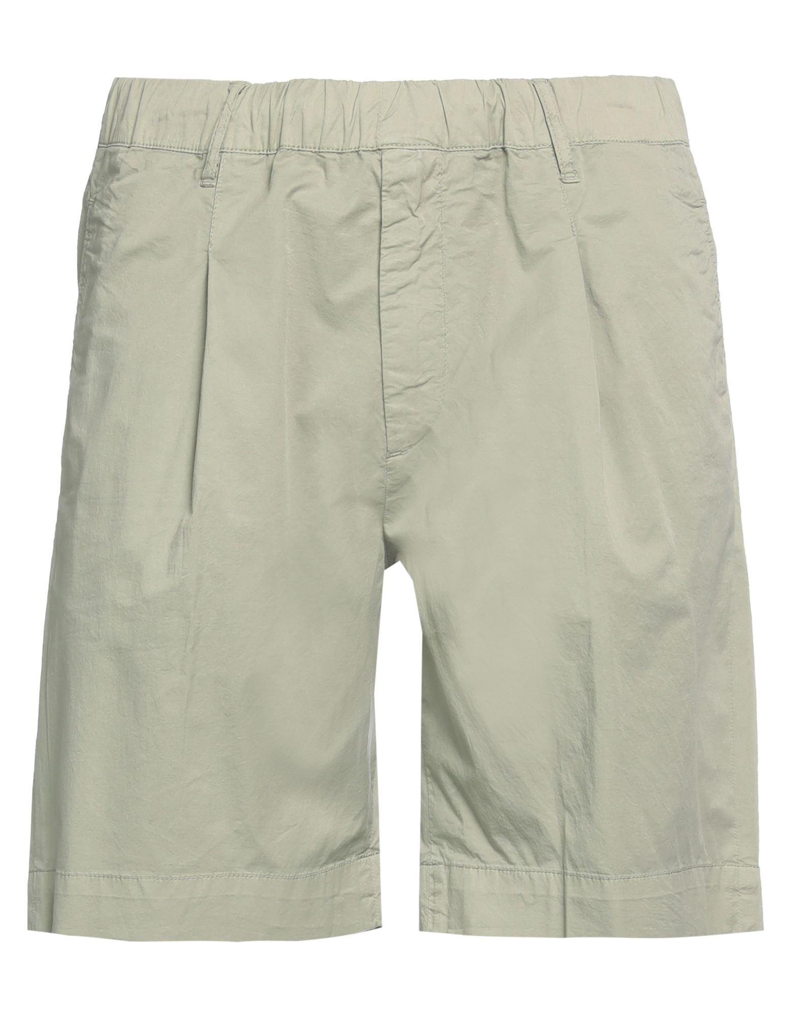 40weft Man Shorts & Bermuda Shorts Sage Green Size 30 Cotton, Elastane