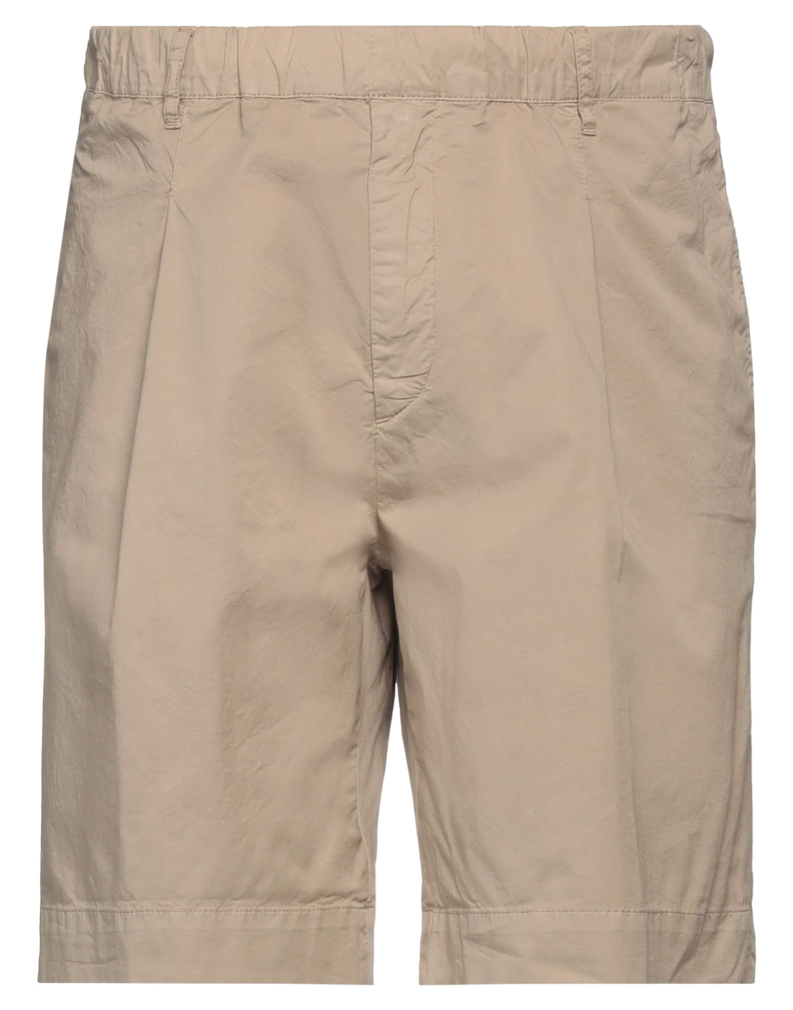 40weft Man Shorts & Bermuda Shorts Beige Size 36 Cotton, Elastane