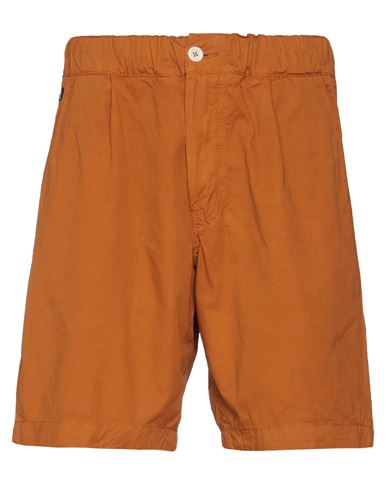 Brava Fabrics Man Shorts & Bermuda Shorts Rust Size 28 Organic Cotton In Red