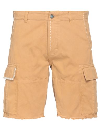 Shop Front Street 8 Man Shorts & Bermuda Shorts Camel Size 34 Cotton In Beige