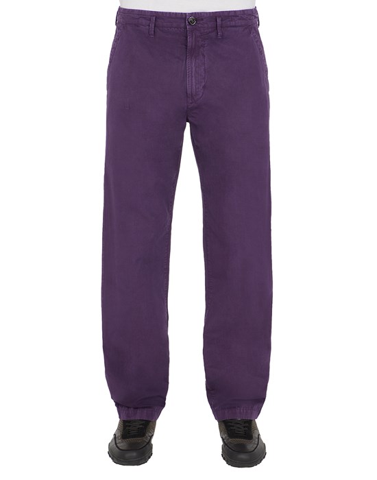 TROUSERS Man 315WA 'OLD' TREATMENT Front STONE ISLAND