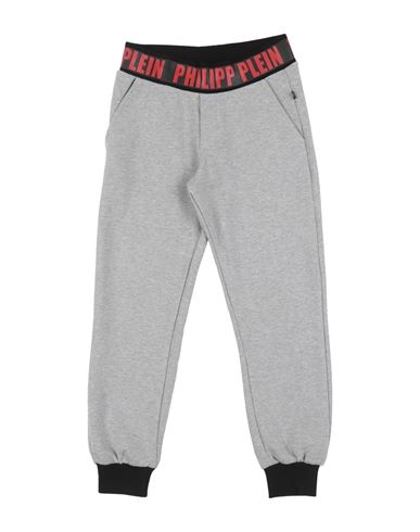 Philipp Plein Toddler Boy Pants Grey Size 4 Cotton, Elastane In Grey