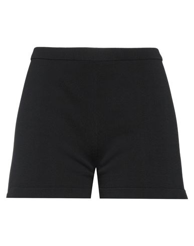 Federica Tosi Woman Shorts & Bermuda Shorts Black Size 6 Viscose, Polyamide