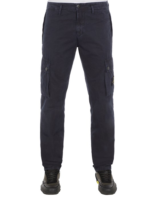 303WA'OLD' TREATMENT TROUSERS Stone Island Men - Official Online Store