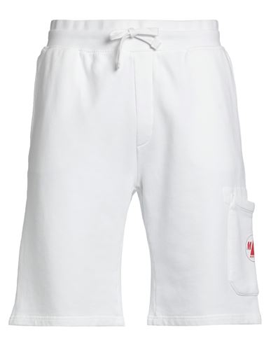 Murphy & Nye Man Shorts & Bermuda Shorts White Size L Cotton