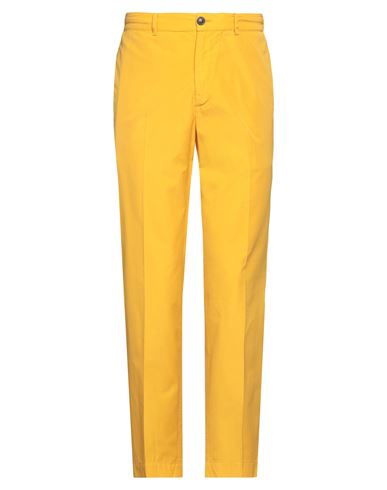 Mauro Grifoni Man Pants Yellow Size 36 Cotton