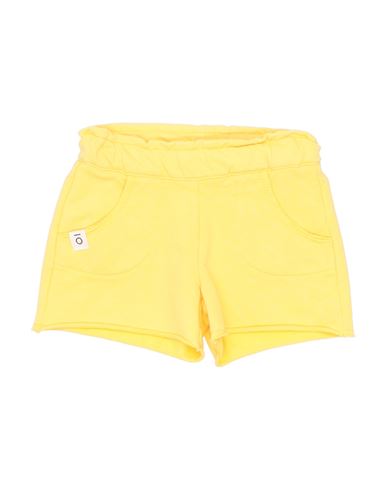 Mapero Babies' Maperō Newborn Girl Shorts & Bermuda Shorts Yellow Size 3 Cotton, Elastane
