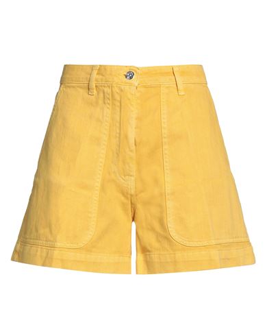 Nine In The Morning Woman Denim Shorts Yellow Size 29 Cotton