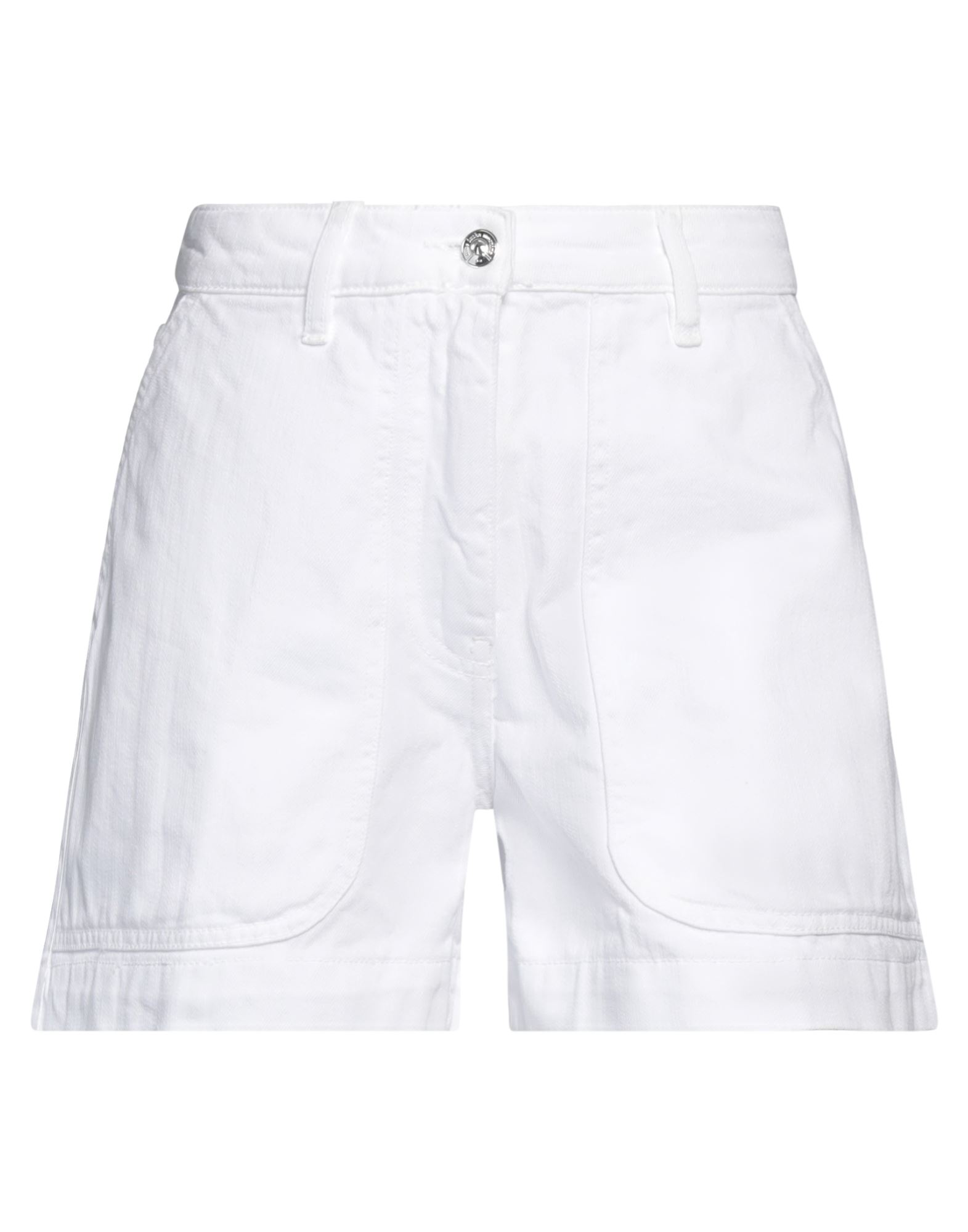 Nine:inthe:morning Nine In The Morning Woman Denim Shorts White Size 25 Cotton