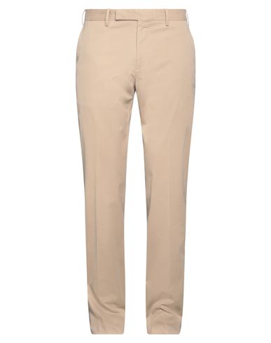 Zegna Man Pants Sand Size 38 Cotton, Elastane In Beige