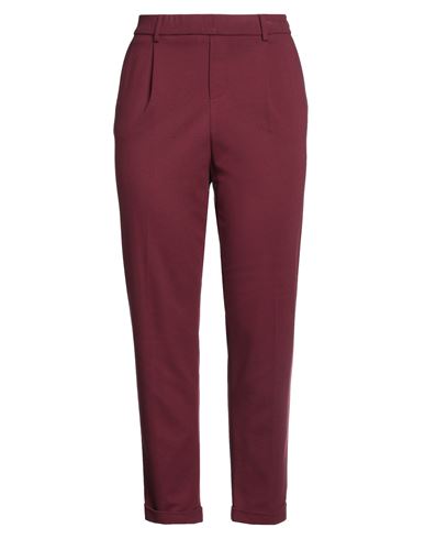 Clips Woman Pants Burgundy Size Xxl Viscose, Polyamide, Elastane In Red
