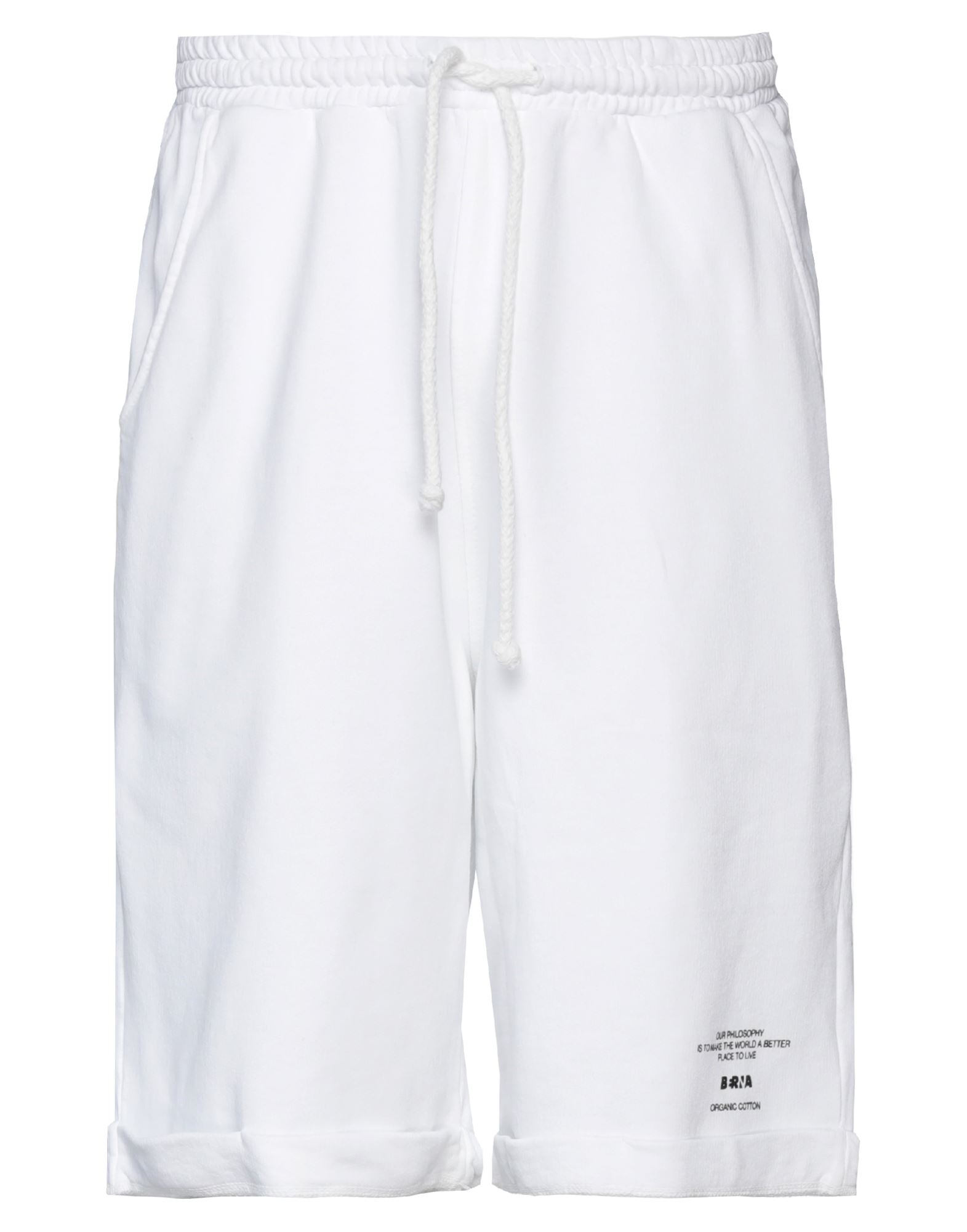 Berna Man Shorts & Bermuda Shorts White Size Xxl Organic Cotton