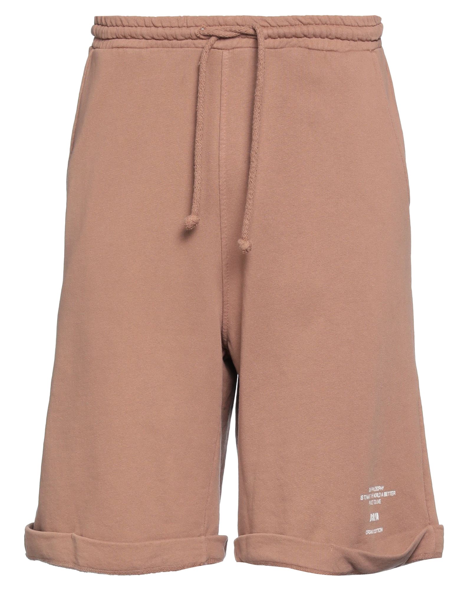 Berna Man Shorts & Bermuda Shorts Camel Size Xl Organic Cotton In Beige