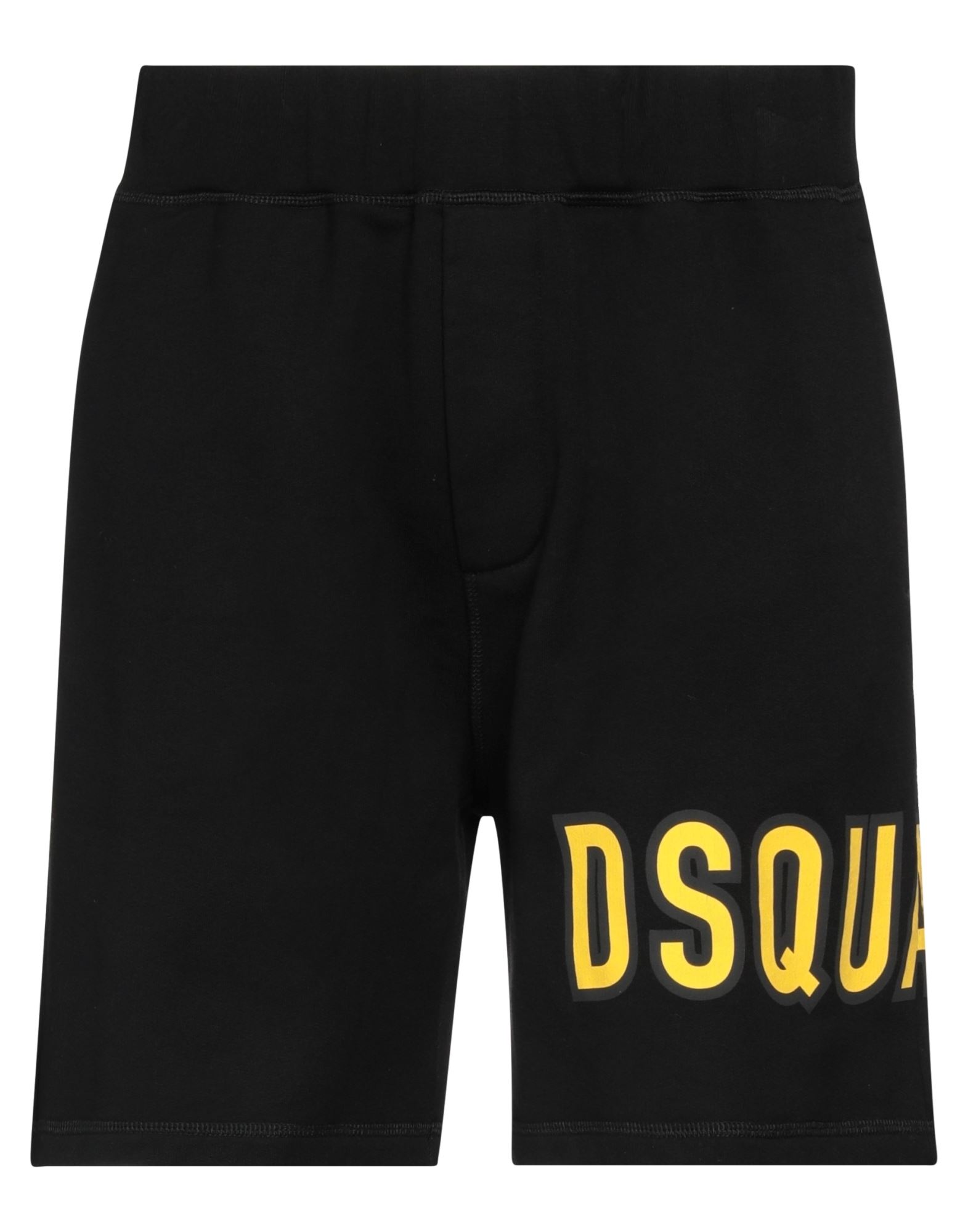 Dsquared2 Man Shorts & Bermuda Shorts Black Size S Cotton, Elastane In 900