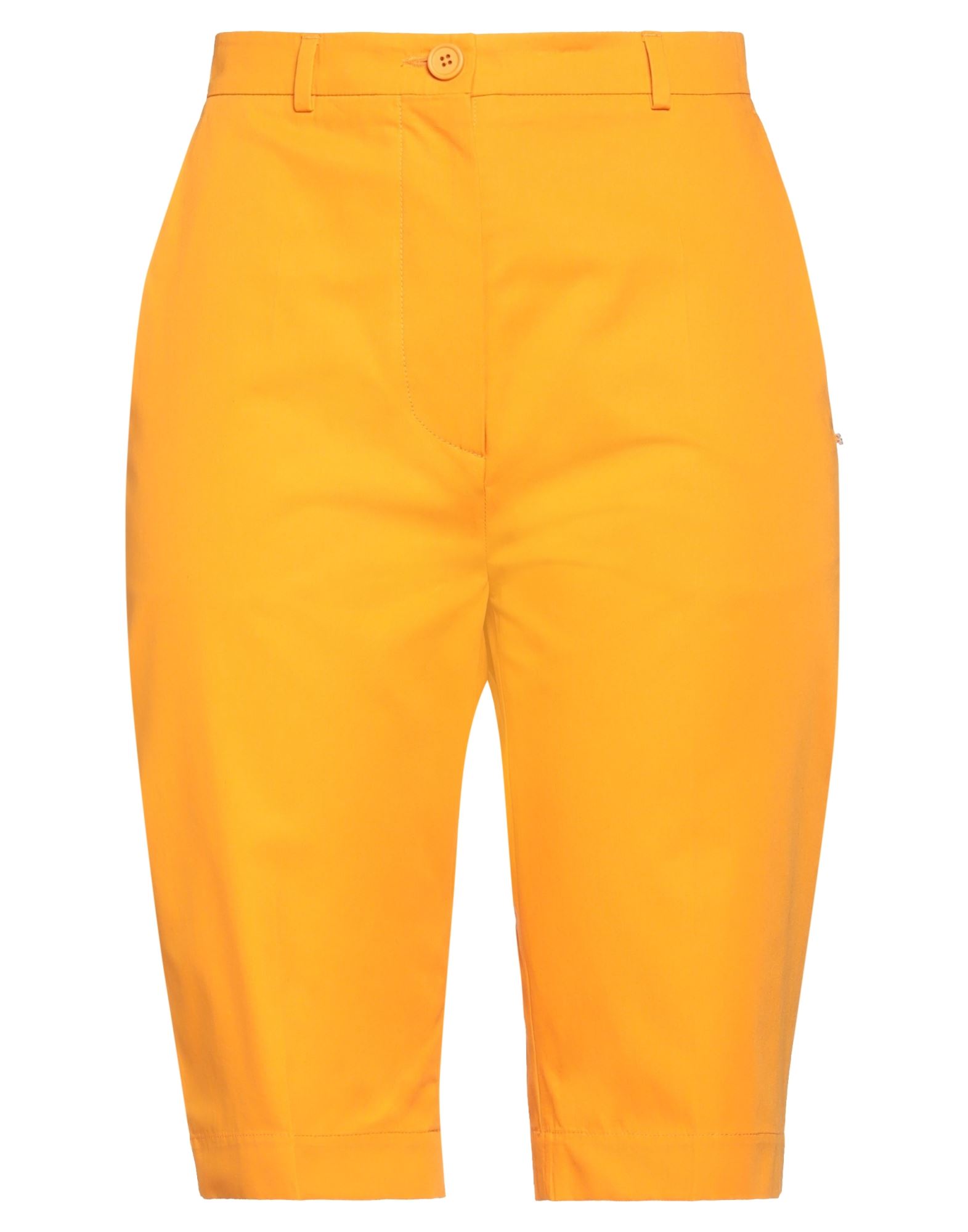Sportmax Woman Shorts & Bermuda Shorts Orange Size 6 Cotton