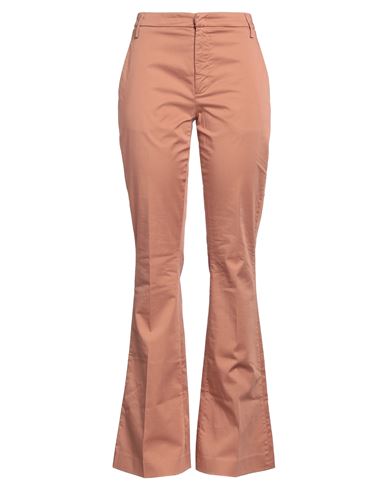 Dondup Woman Pants Pastel Pink Size 30 Cotton, Elastane