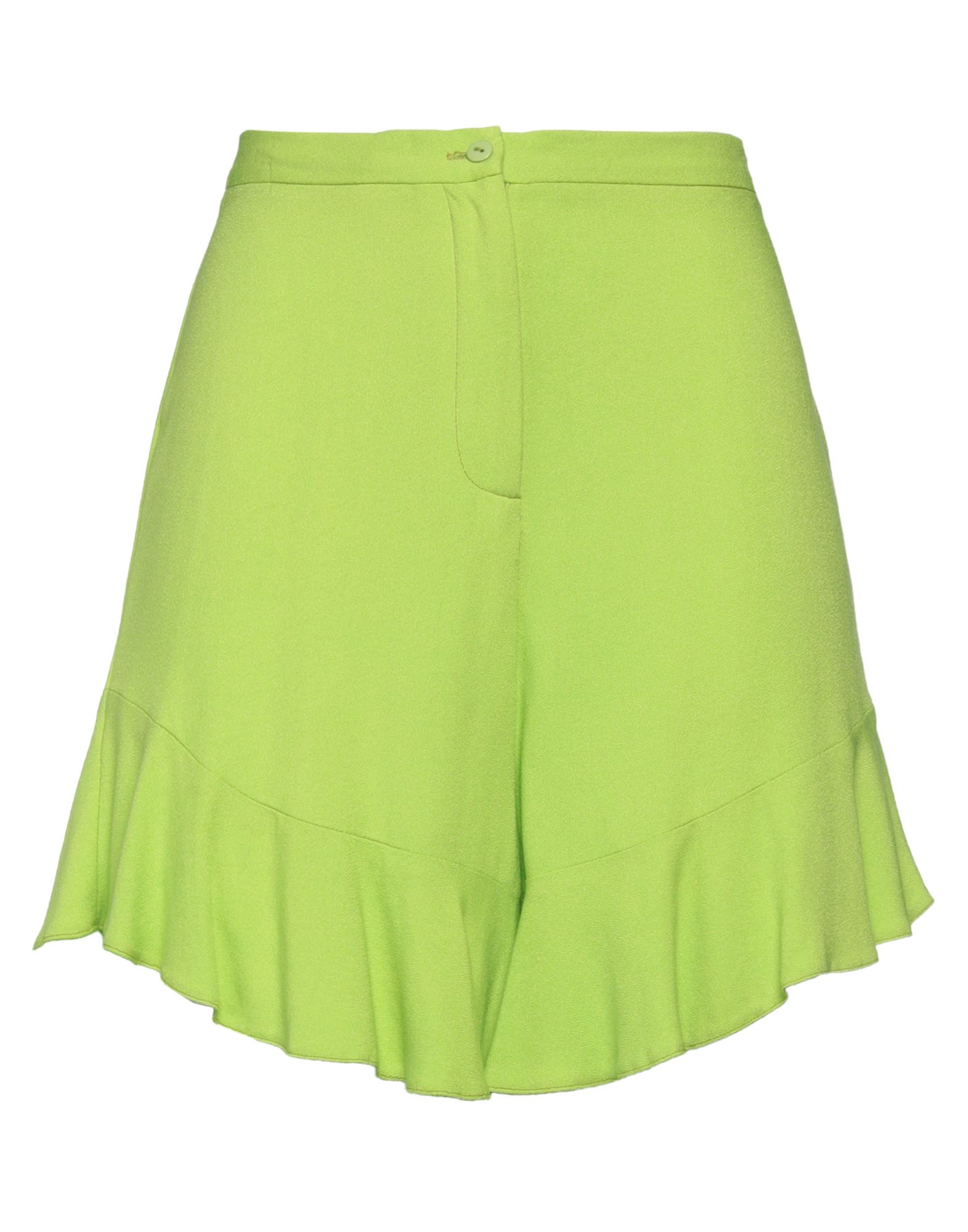 Closet Woman Shorts & Bermuda Shorts Acid Green Size 10 Viscose