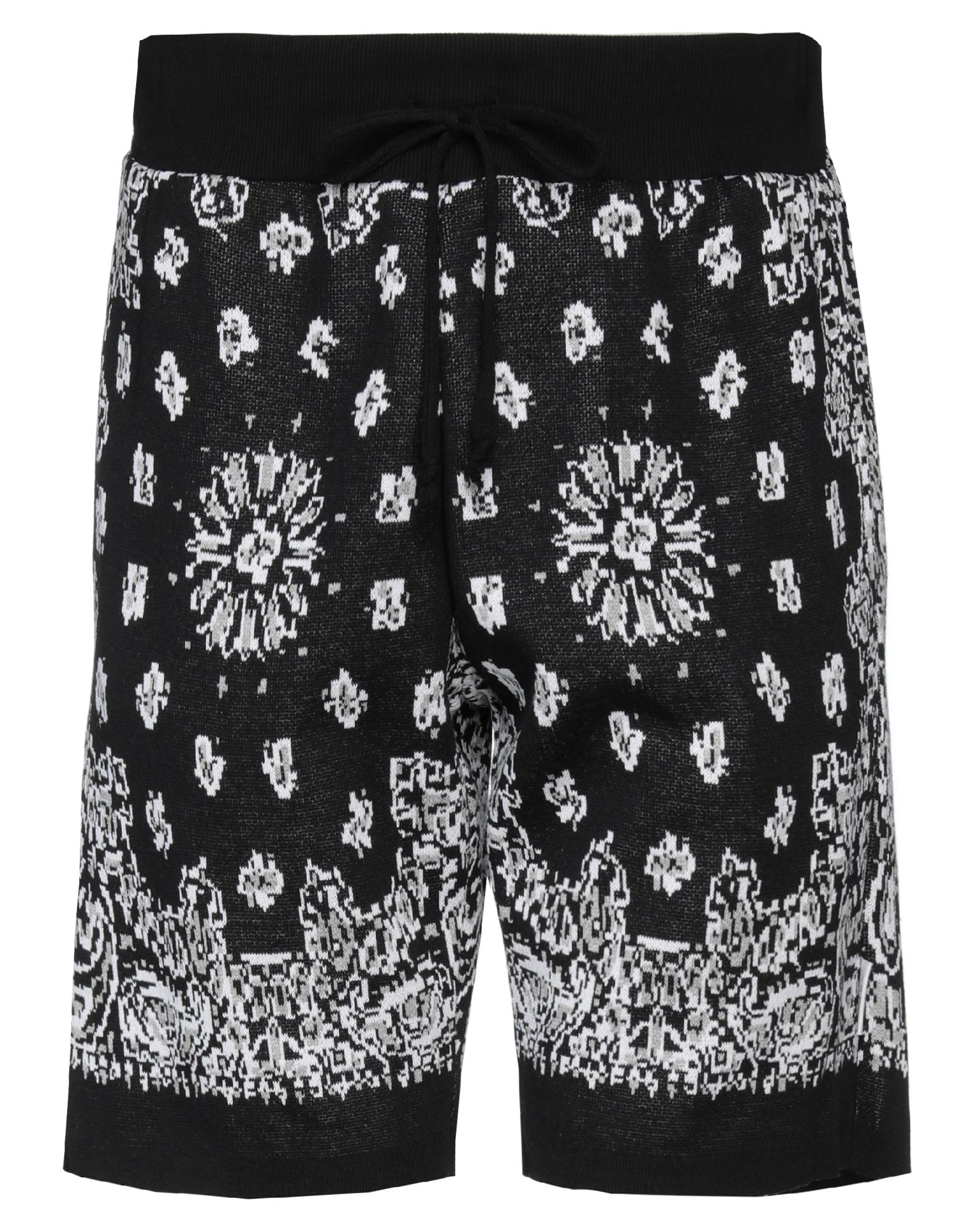 Berna Man Shorts & Bermuda Shorts Black Size Xl Acrylic, Cotton
