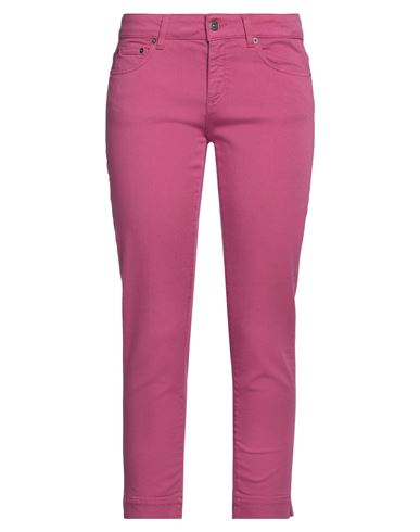 Dondup Woman Jeans Magenta Size 29 Cotton, Elastomultiester, Elastane