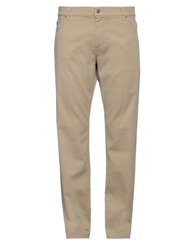 Harmont & Blaine Man Pants Beige Size 40 Cotton, Lycra