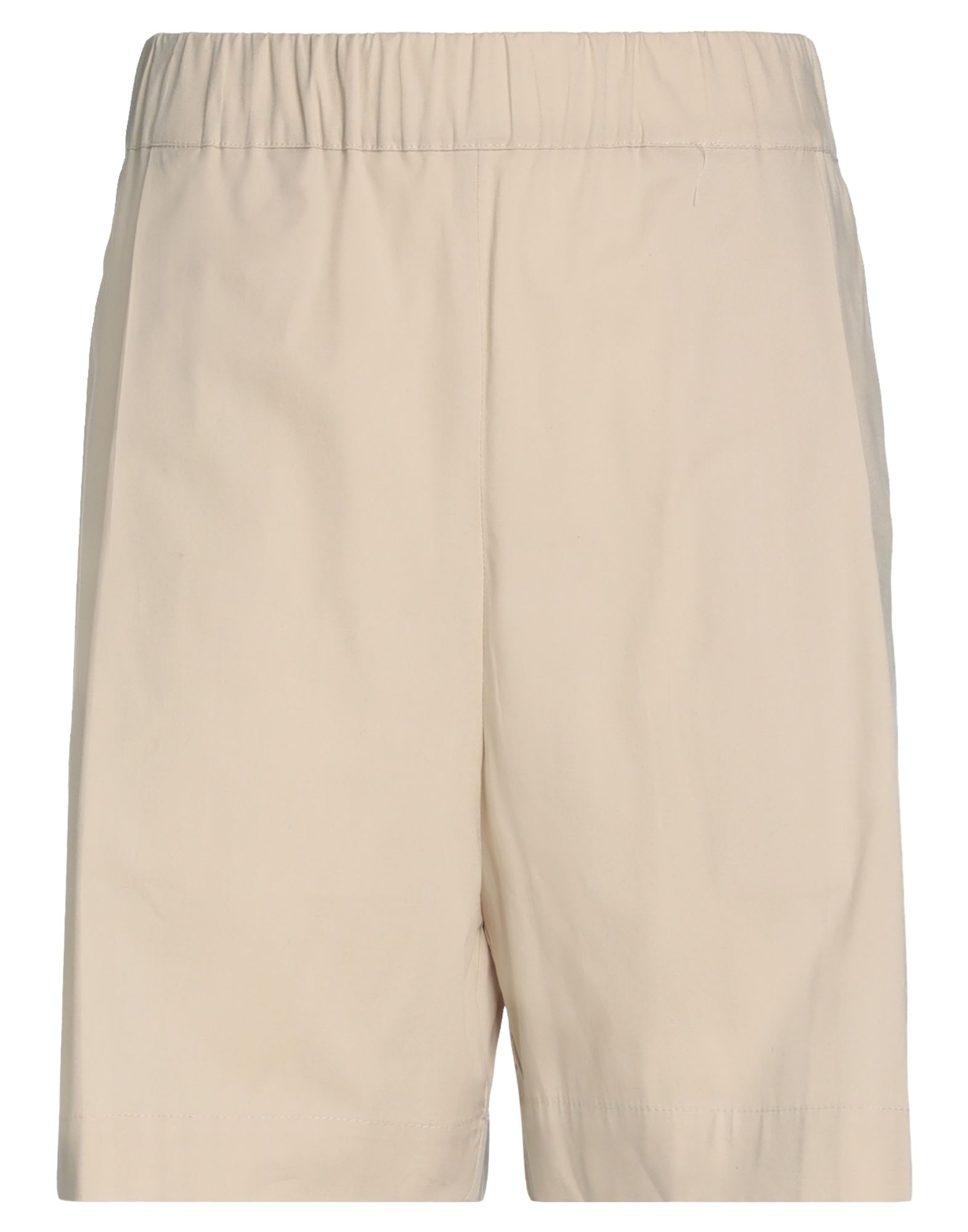 Shop Laneus Man Shorts & Bermuda Shorts Beige Size 28 Cotton, Elastane