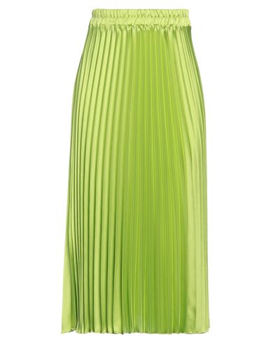 Berna Woman Midi Skirt Acid Green Size Xs Polyester