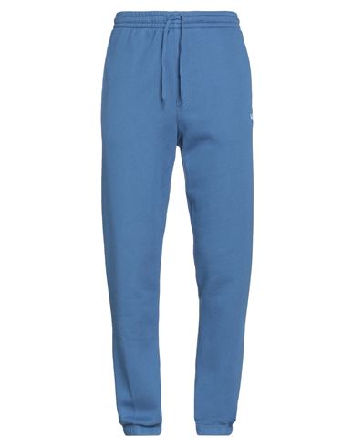 Shop Vans Man Pants Slate Blue Size Xxl Cotton, Polyester
