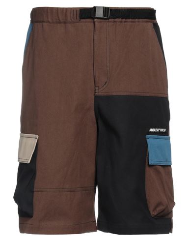 Shop Ambush Man Shorts & Bermuda Shorts Brown Size M Cotton