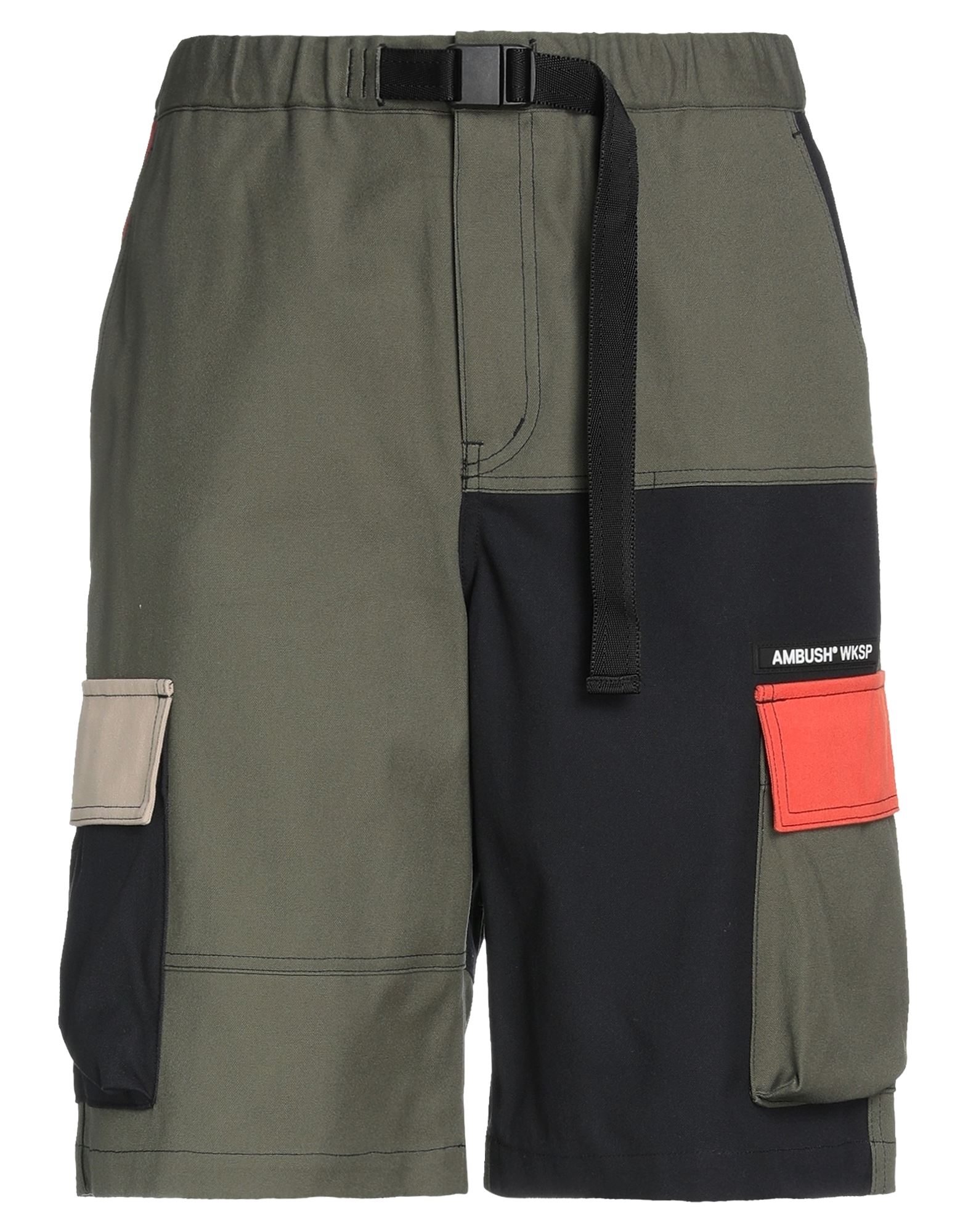 Ambush Man Shorts & Bermuda Shorts Military Green Size M Cotton