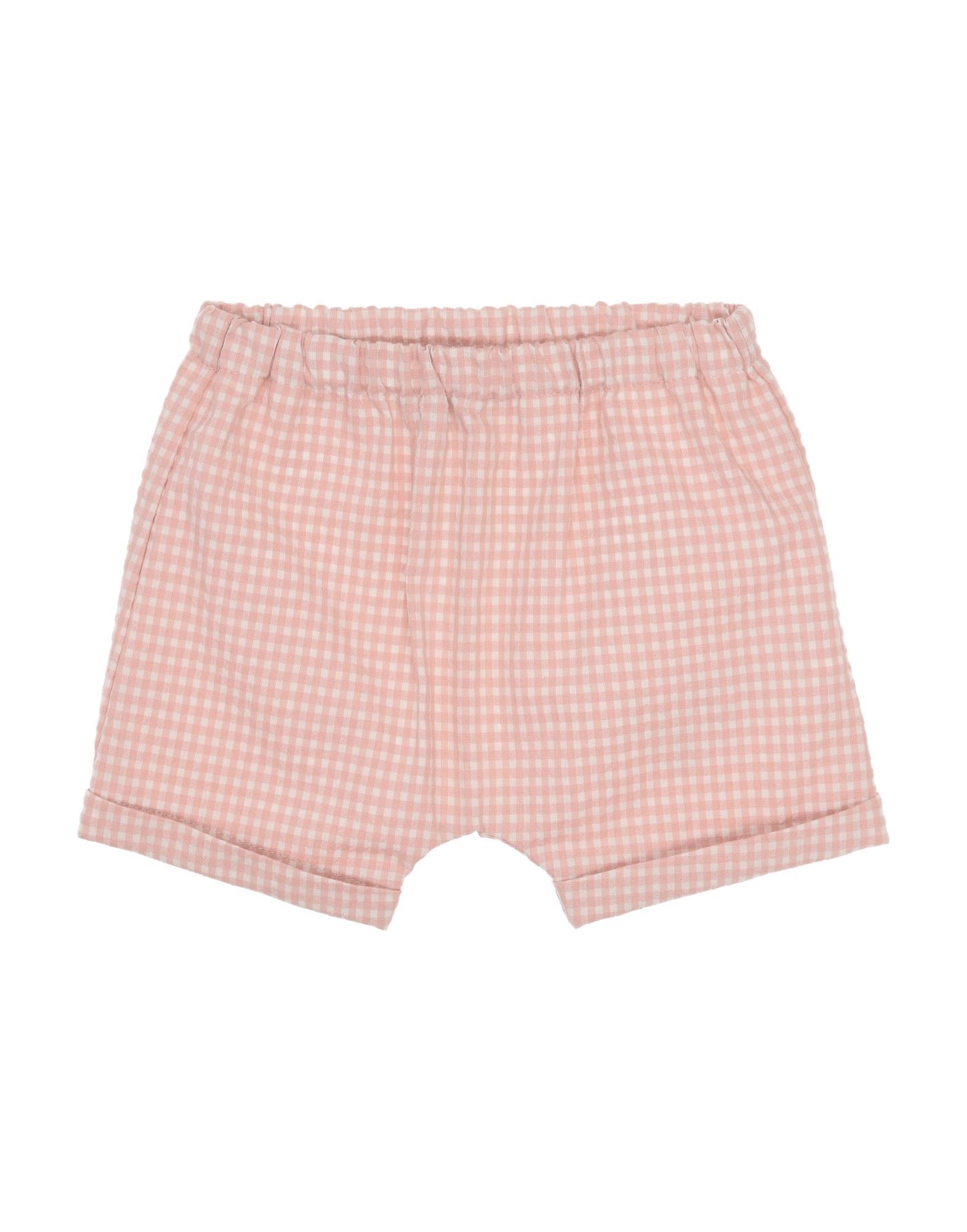 Le Petit Coco Kids'  Newborn Girl Shorts & Bermuda Shorts Blush Size 3 Cotton, Polyester In Pink