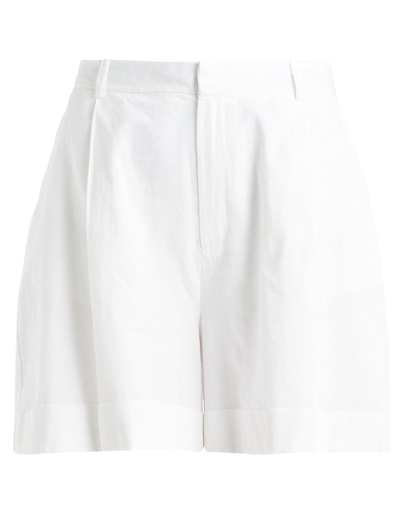 Wardrobe.nyc Rodebjer Woman Shorts & Bermuda Shorts White Size L Cotton, Linen