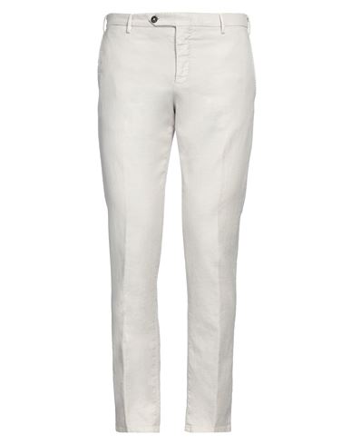 Pt Torino Man Pants Light Grey Size 32 Cotton, Linen, Elastane
