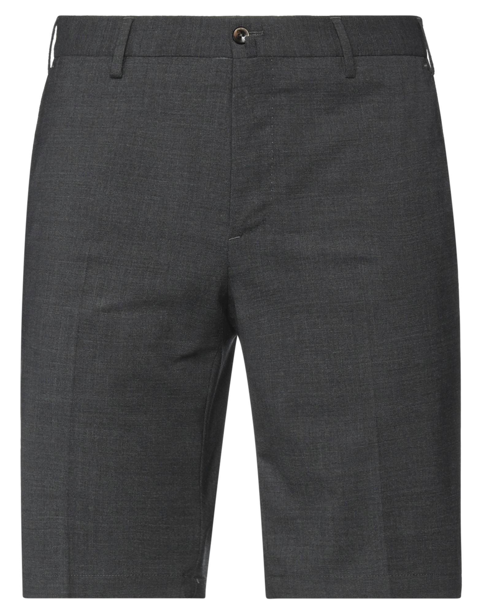 Pt Torino Man Shorts & Bermuda Shorts Steel Grey Size 32 Virgin Wool, Elastane