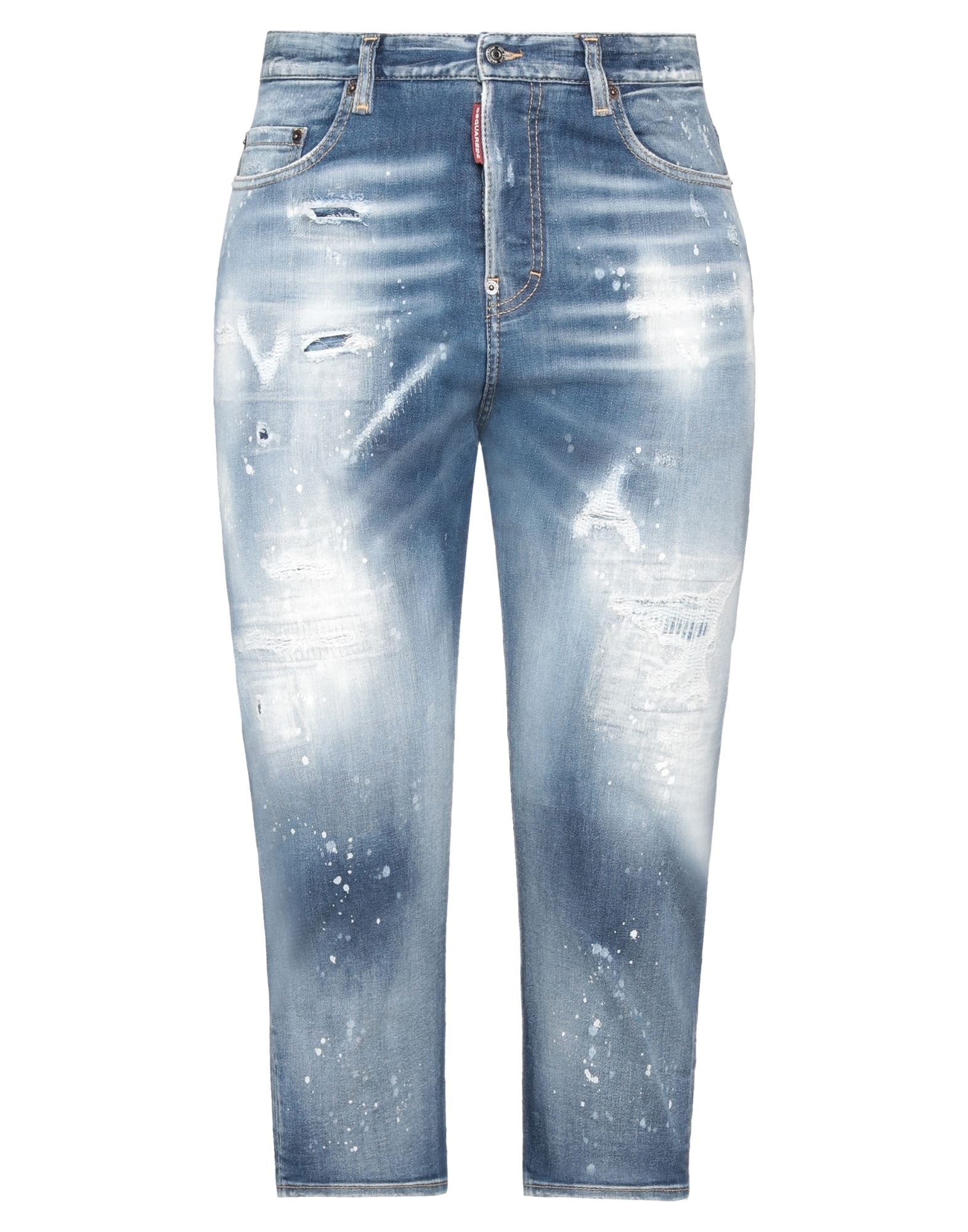 Dsquared2 Denim Cropped In Blue