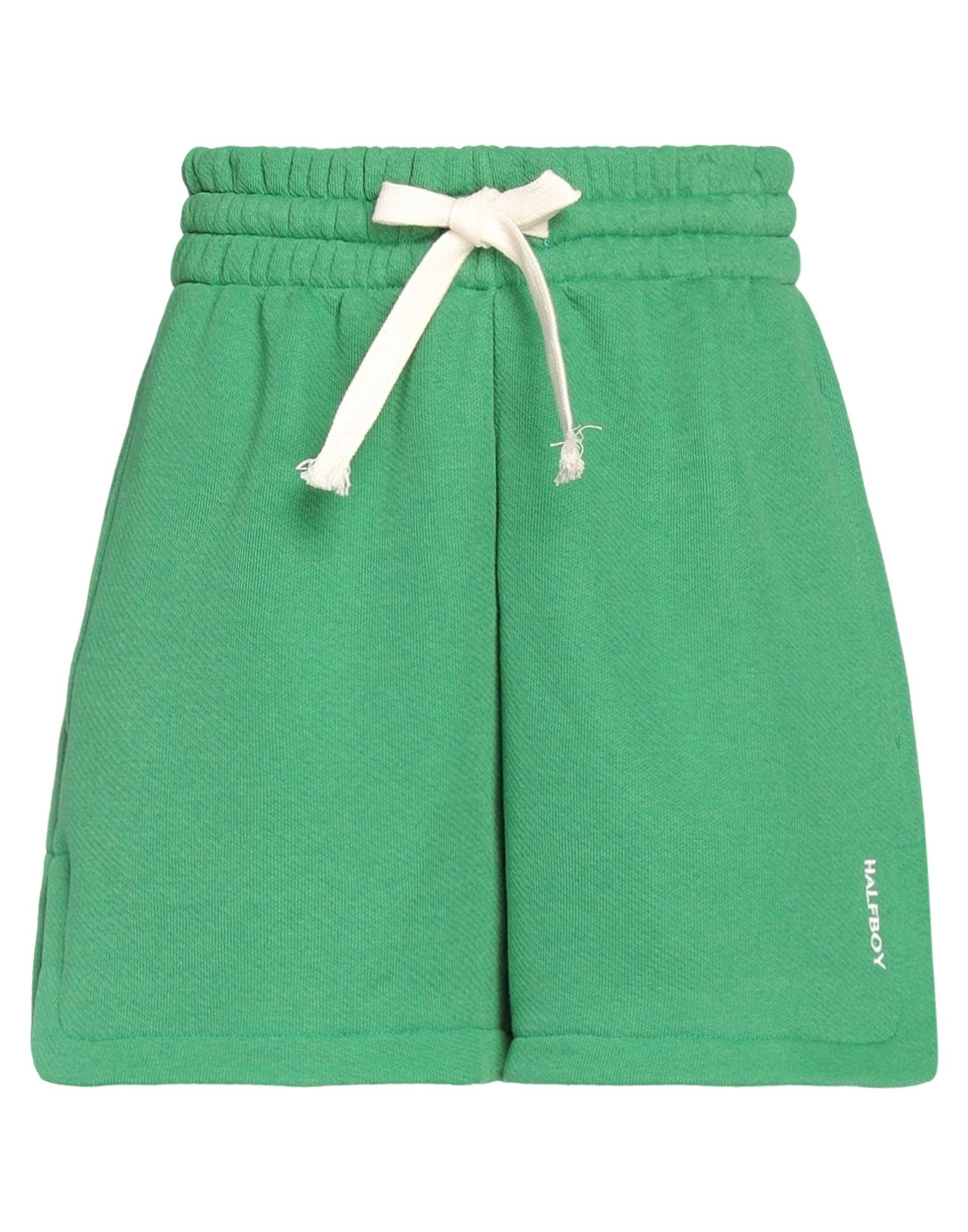 Halfboy Green Sweat Shorts In Green