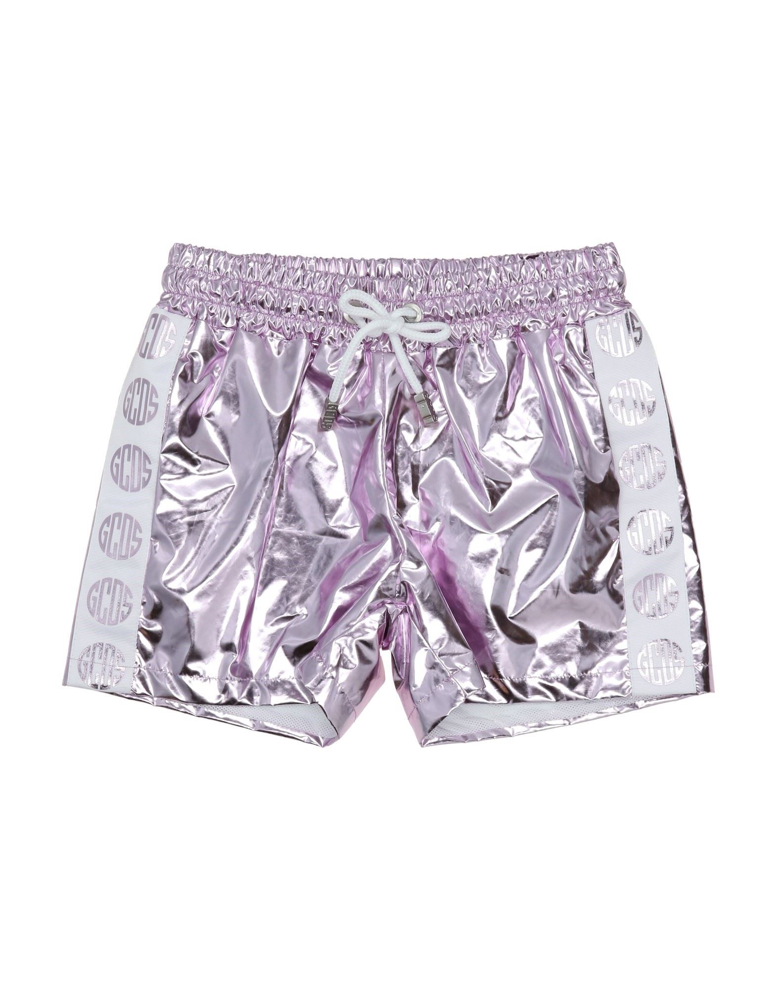 Gcds Mini Kids'  Toddler Girl Shorts & Bermuda Shorts Mauve Size 6 Polyester, Polyurethane In Purple