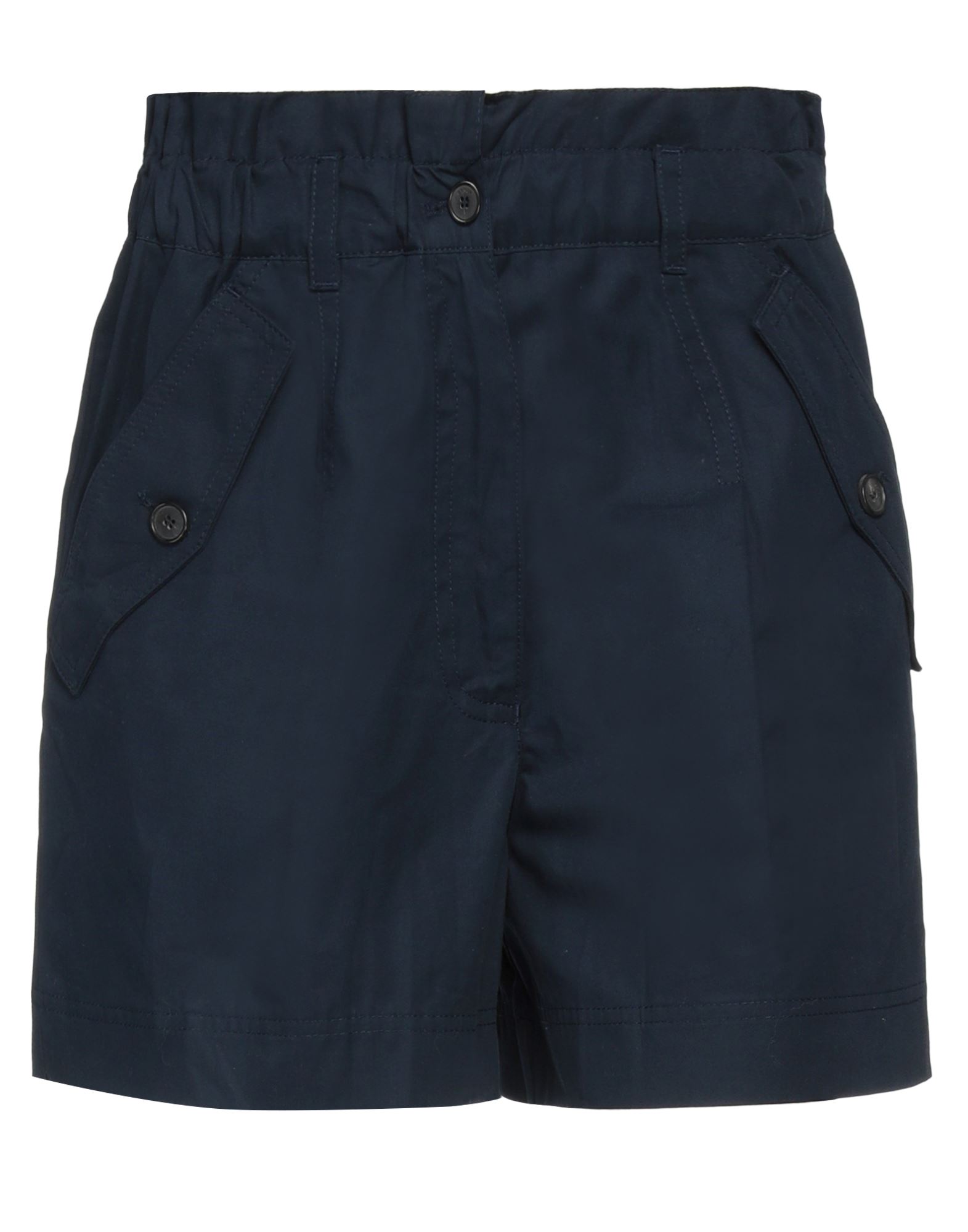 Kenzo Woman Shorts & Bermuda Shorts Midnight Blue Size 8 Cotton