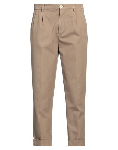 Brunello Cucinelli Man Pants Light Brown Size 34 Cotton In Beige