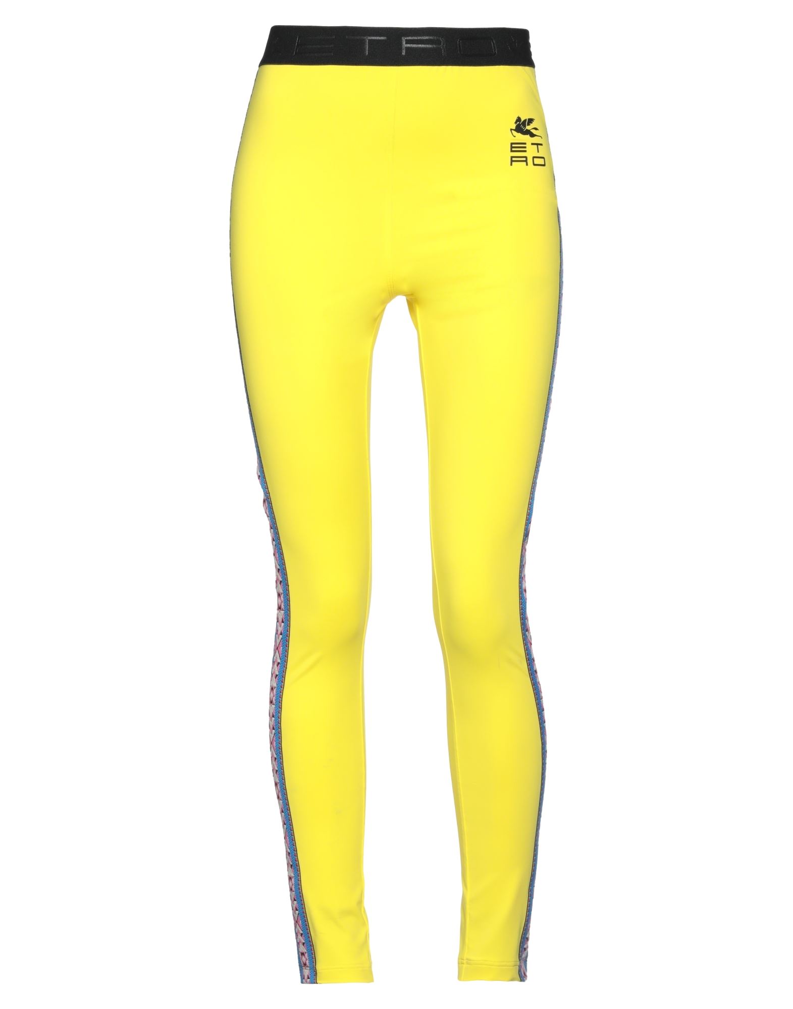 Shop Etro Woman Leggings Yellow Size 2 Polyamide, Elastane, Polyester