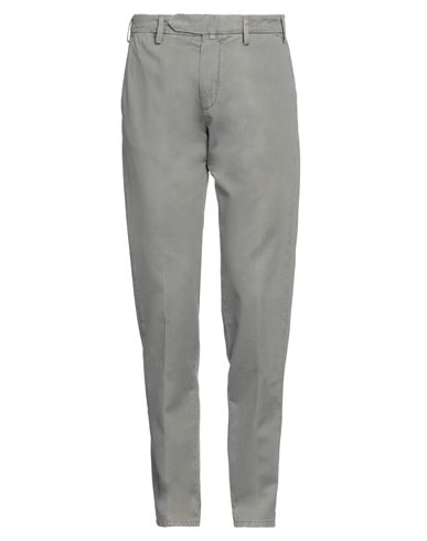 Luigi Borrelli Napoli Man Pants Lead Size 32 Cotton In Grey