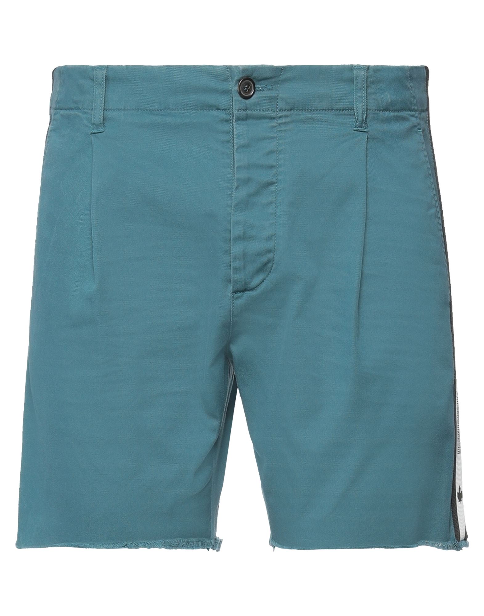 Dsquared2 Man Shorts & Bermuda Shorts Deep Jade Size 32 Cotton, Elastane, Polyester In Green