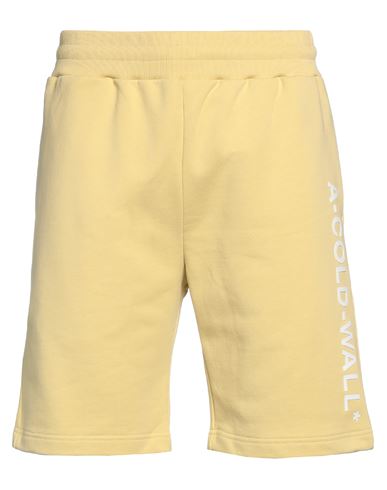 A-cold-wall* Man Shorts & Bermuda Shorts Mustard Size Xl Cotton, Elastane In Yellow