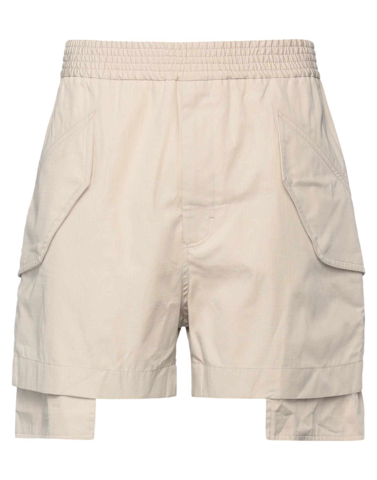Alyx Layered Straight Bermuda Shorts In Beige