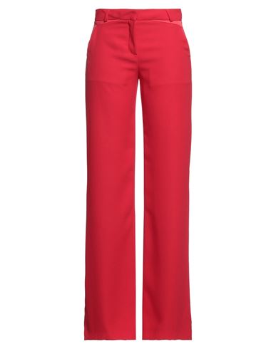 Costume National Woman Pants Red Size 4 Polyester