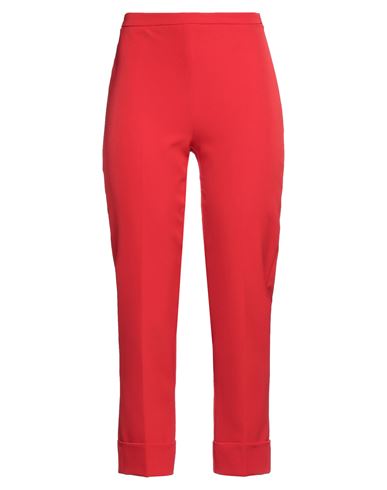 Shop Sandro Ferrone Woman Pants Red Size 12 Polyester, Elastane